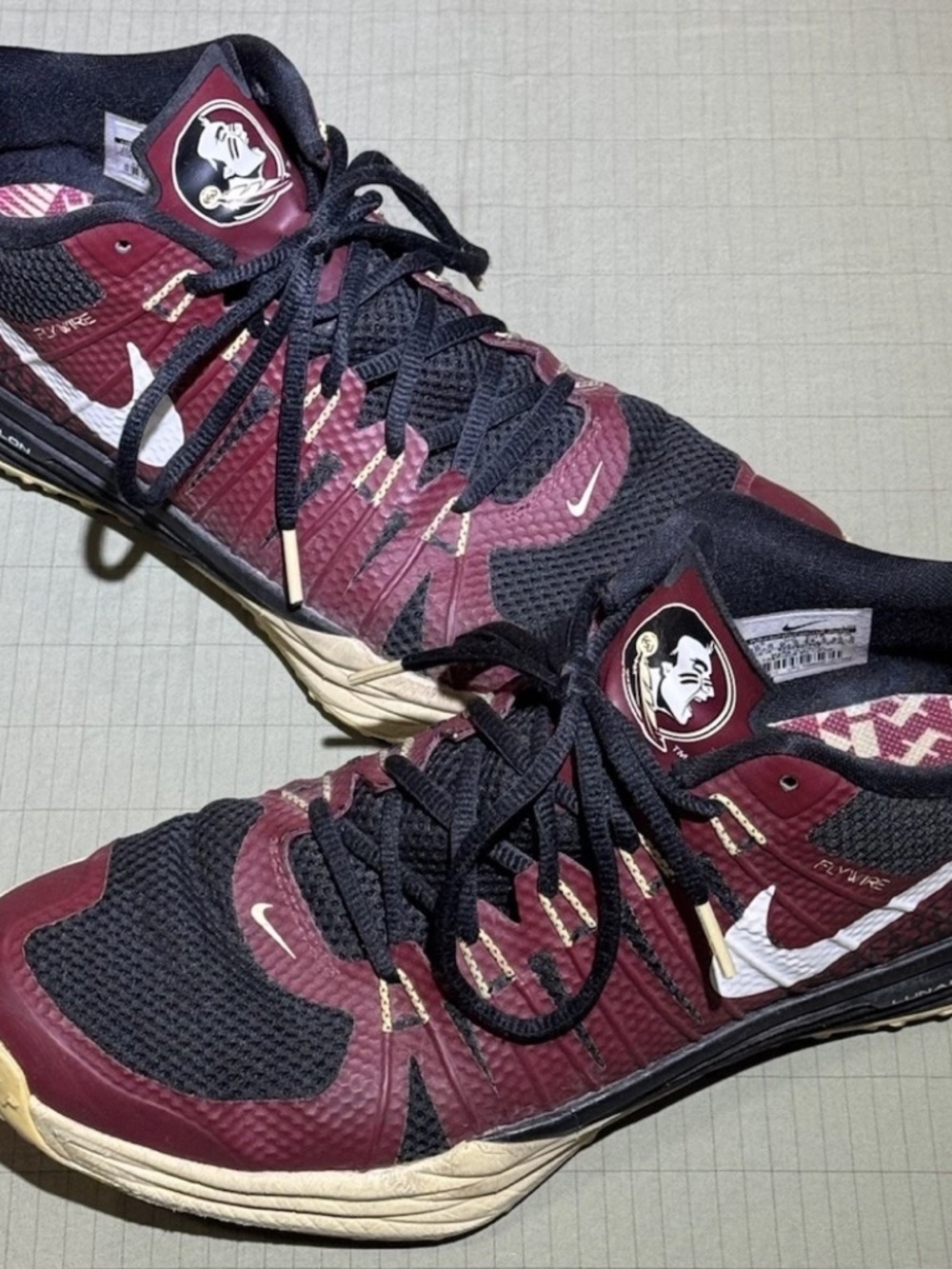 Nike Lunar TR1 NRG Flywire FSU Garnet Men’s 10.5 Florida State Seminoles